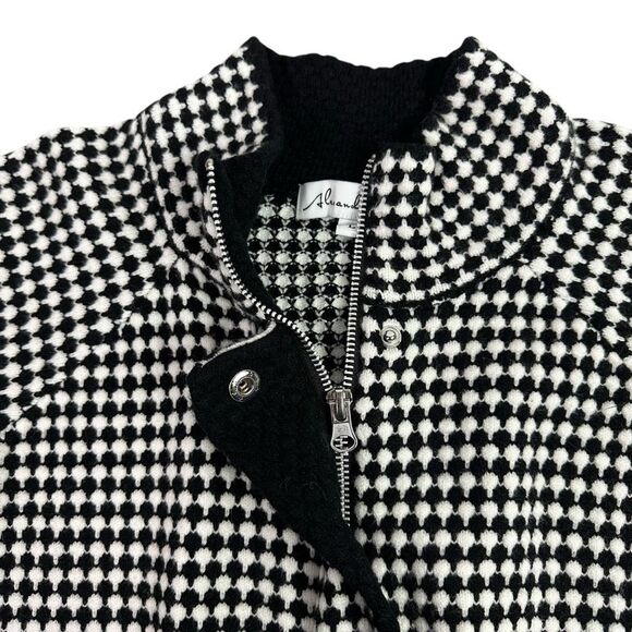 Alexander Black White Womens Large Jacket - Picture 6 of 10